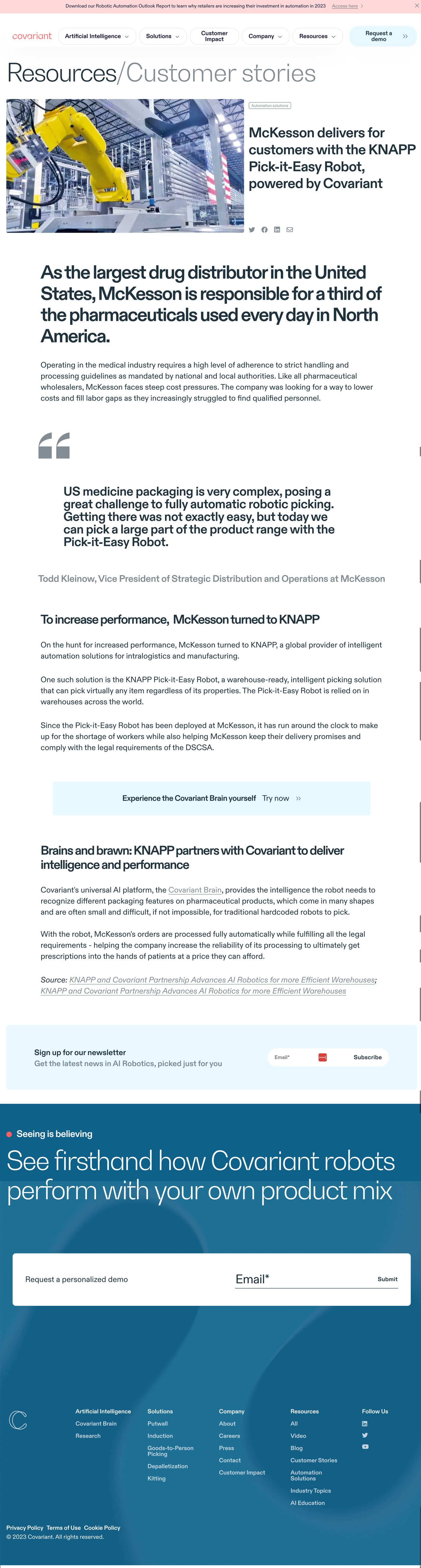 McKesson Customer Story