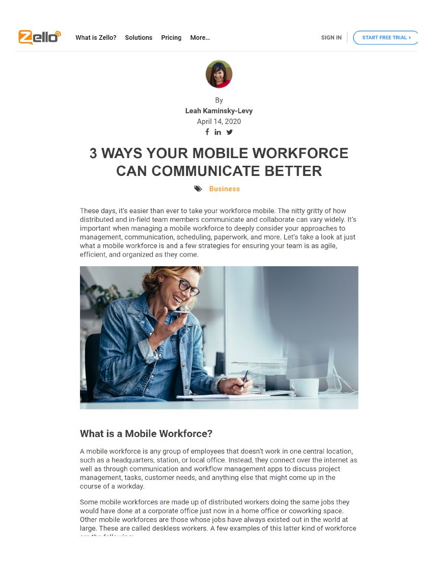 3 Ways Your Mobile Workforce Can Communicate Better